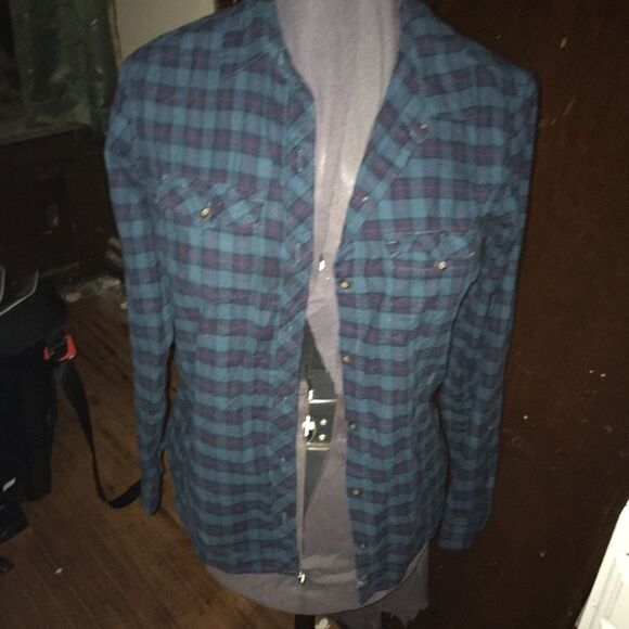 Eddie Bauer classic fit M cozy lumberjack flannel - Picture 1 of 3